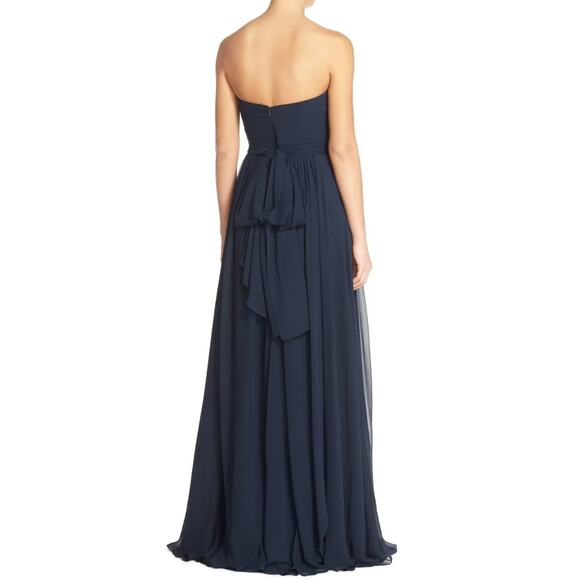 Jenny Yoo Mira Convertible Gown Dress Black Style 1682 Size 0 - Picture 4 of 13